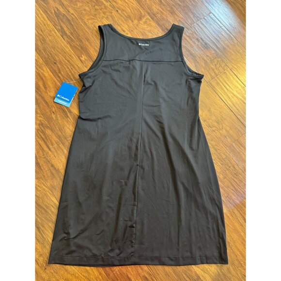 NWT Columbia Womens Chill River Moisture-Wicking Black Tank Top Summer Dress XL - Picture 4 of 7